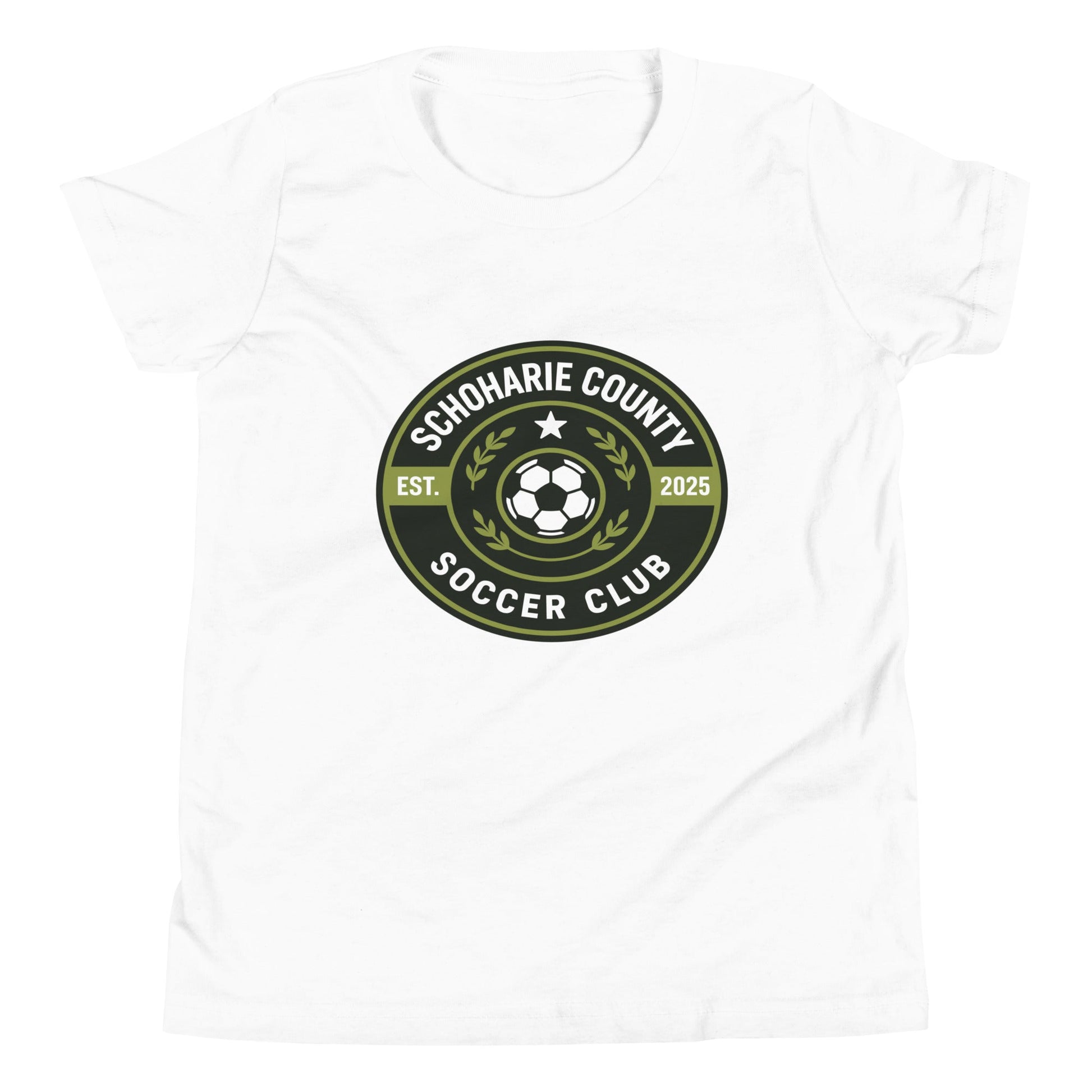 Performance | Youth T-Shirt | Schoharie County Soccer Club | Badge Logo