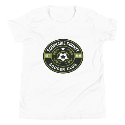 Performance | Youth T-Shirt | Schoharie County Soccer Club | Badge Logo