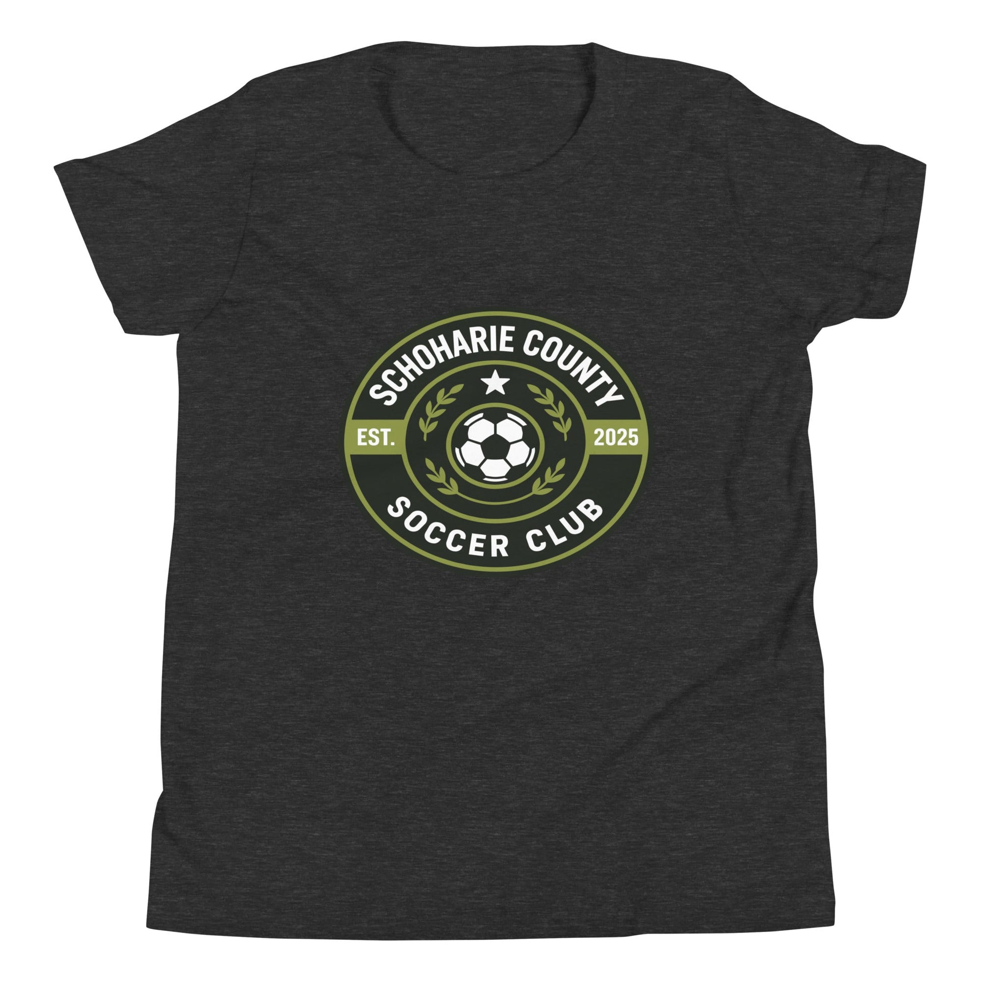 Performance | Youth T-Shirt | Schoharie County Soccer Club | Badge Logo