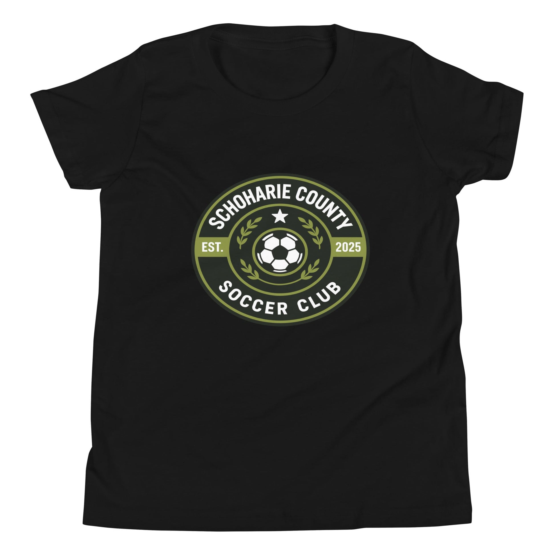 Performance | Youth T-Shirt | Schoharie County Soccer Club | Badge Logo