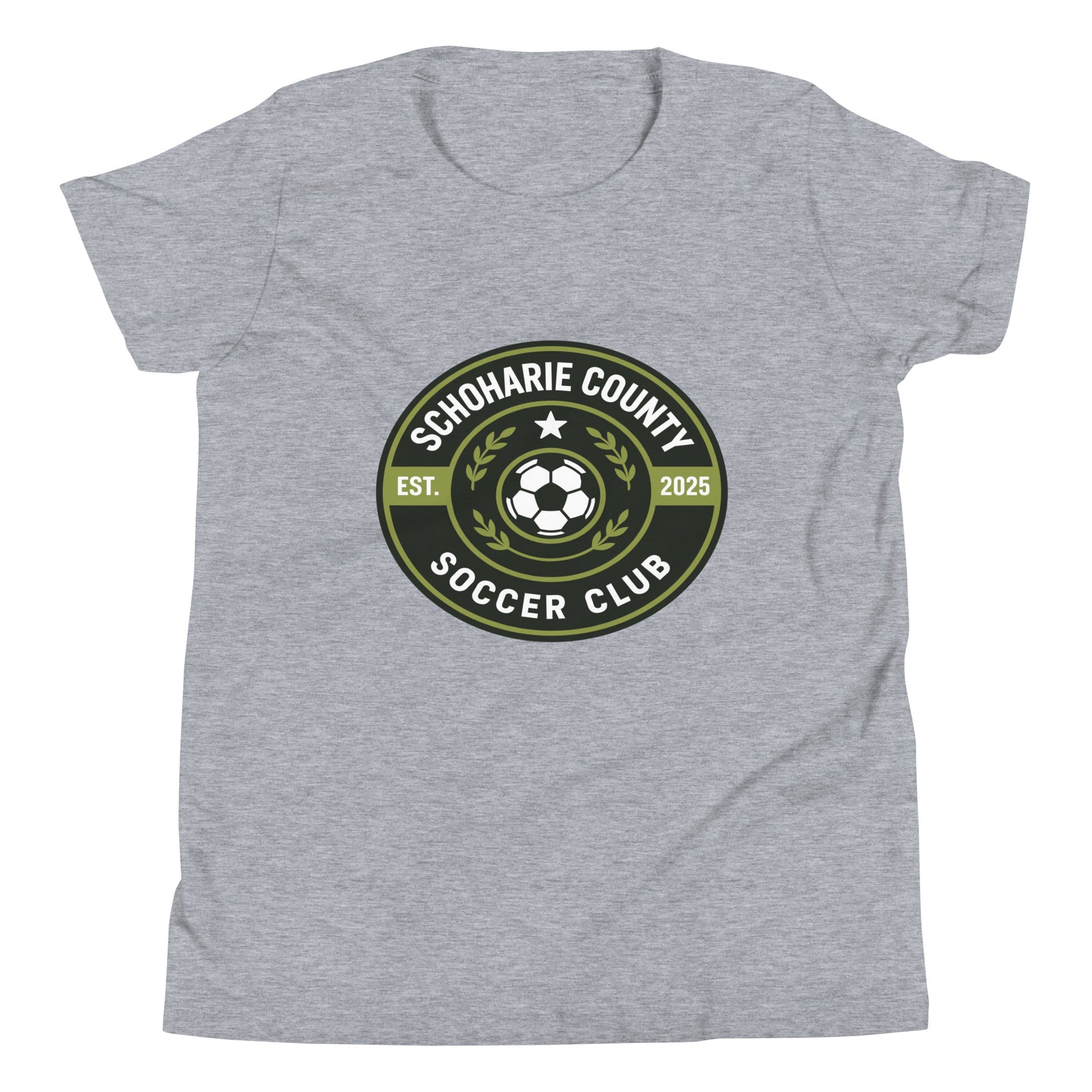 Performance | Youth T-Shirt | Schoharie County Soccer Club | Badge Logo