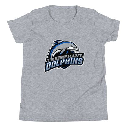 Performance | Youth T-Shirt | SE Triumphant Dolphins | Dolphins Mascot Logo