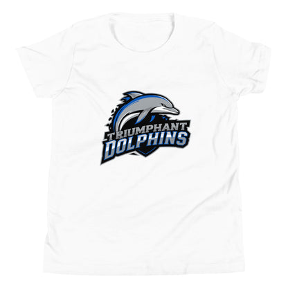 Performance | Youth T-Shirt | SE Triumphant Dolphins | Dolphins Mascot Logo