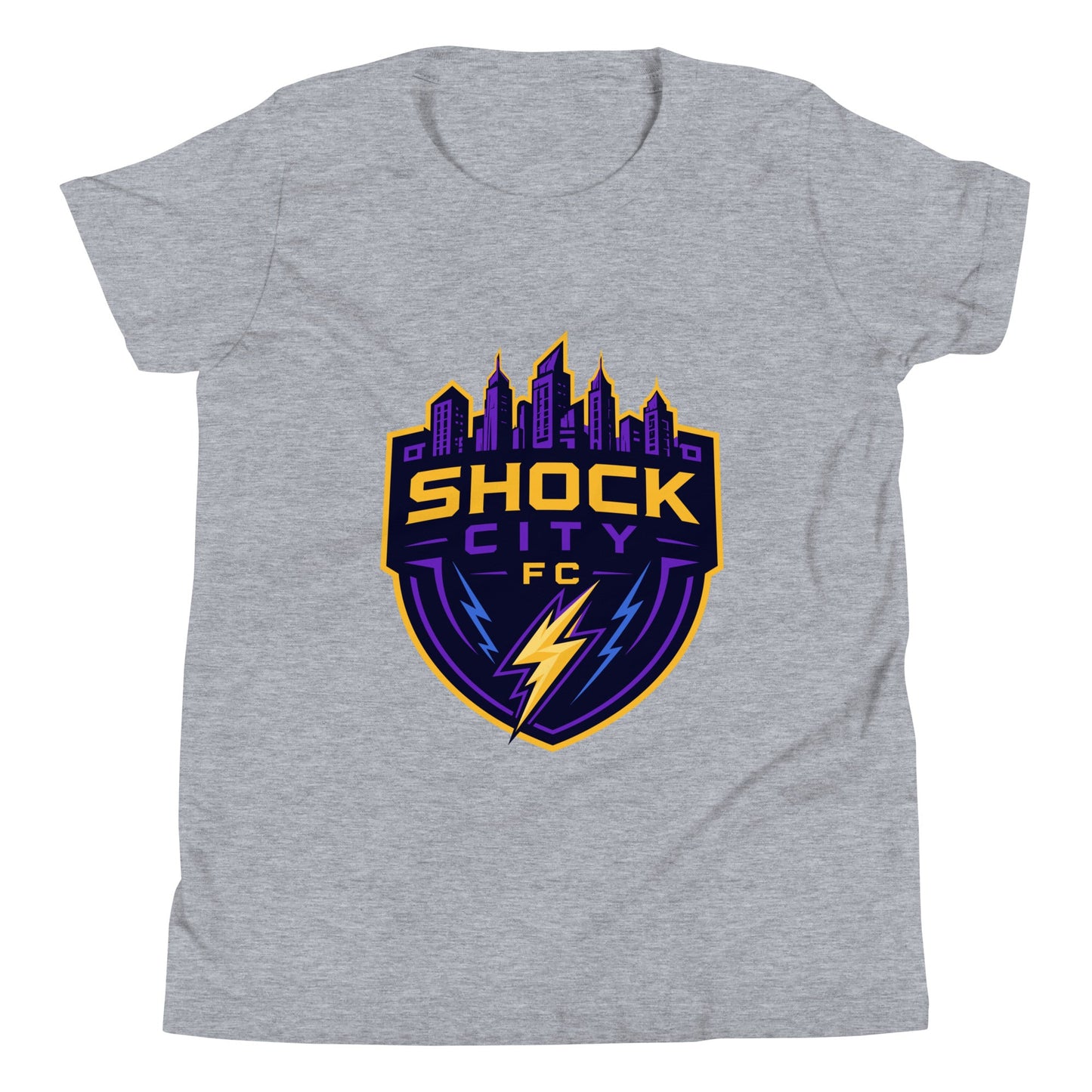 Performance | Youth T-Shirt | Shock City FC | Crest Logo