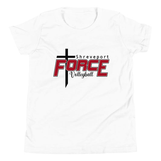 Performance | Youth T-Shirt | Shreveport Force Volleyball | Crest Logo