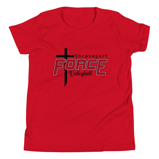 Performance | Youth T-Shirt | Shreveport Force Volleyball | Crest Logo