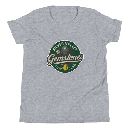 Performance | Youth T-Shirt | Silver Valley Gemstones | Badge Logo