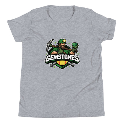 Performance | Youth T-Shirt | Silver Valley Gemstones | Emerald Valley Logo