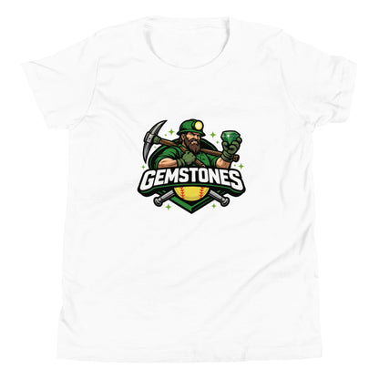 Performance | Youth T-Shirt | Silver Valley Gemstones | Emerald Valley Logo