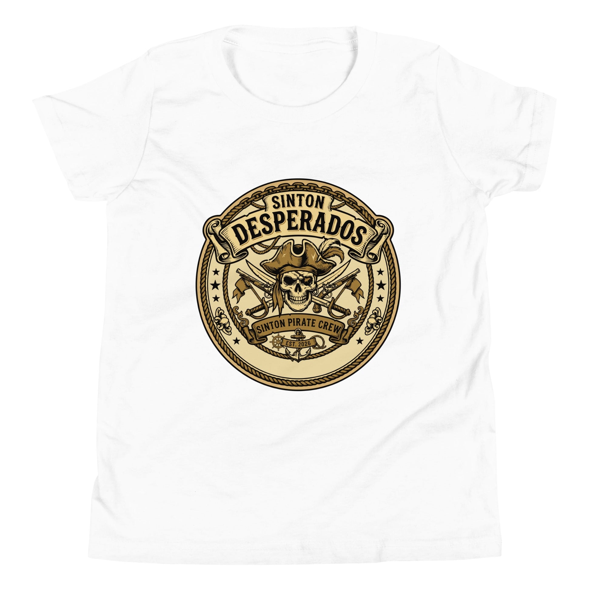 Performance | Youth T-Shirt | Sinton Desperados Baseball | Badge Logo