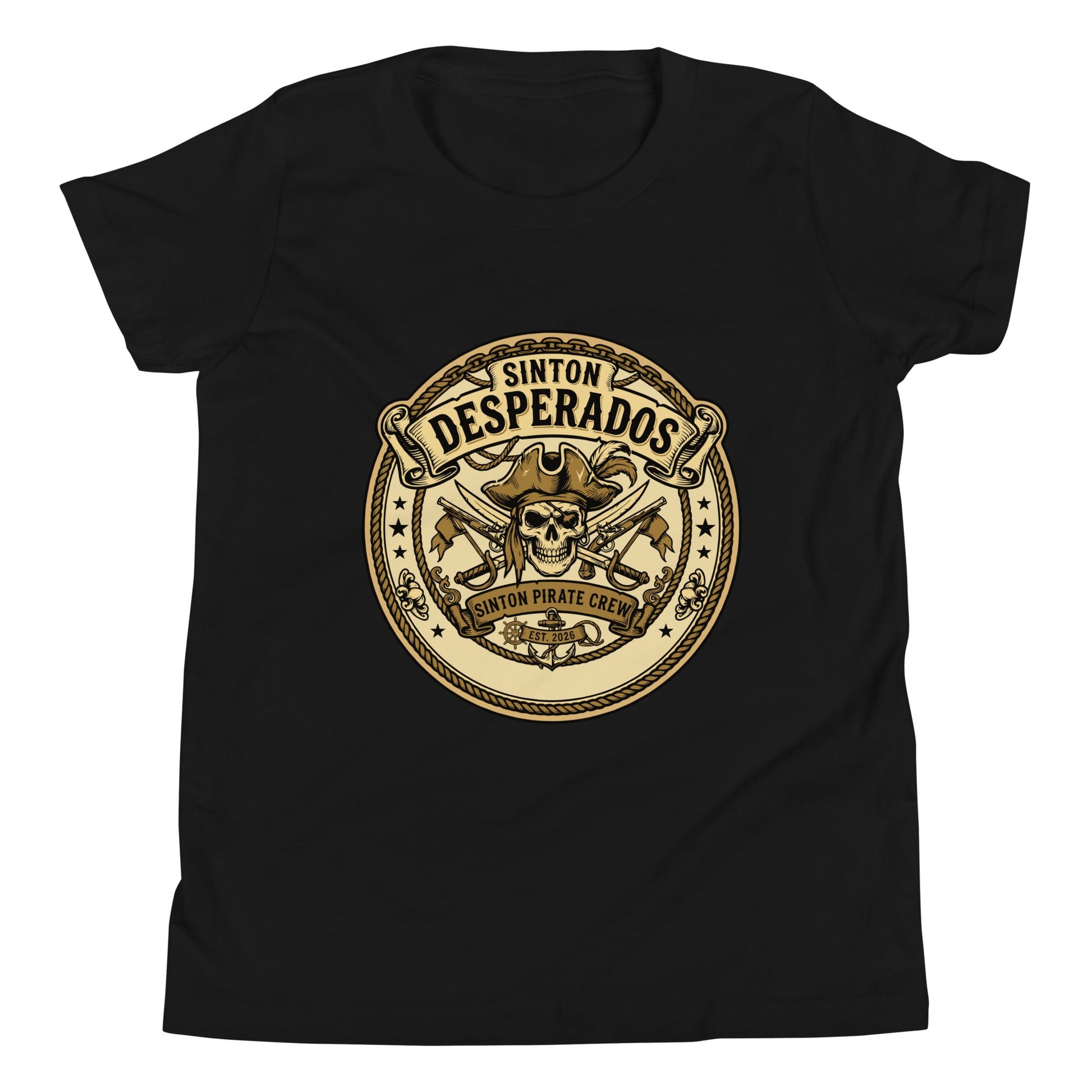 Performance | Youth T-Shirt | Sinton Desperados Baseball | Badge Logo