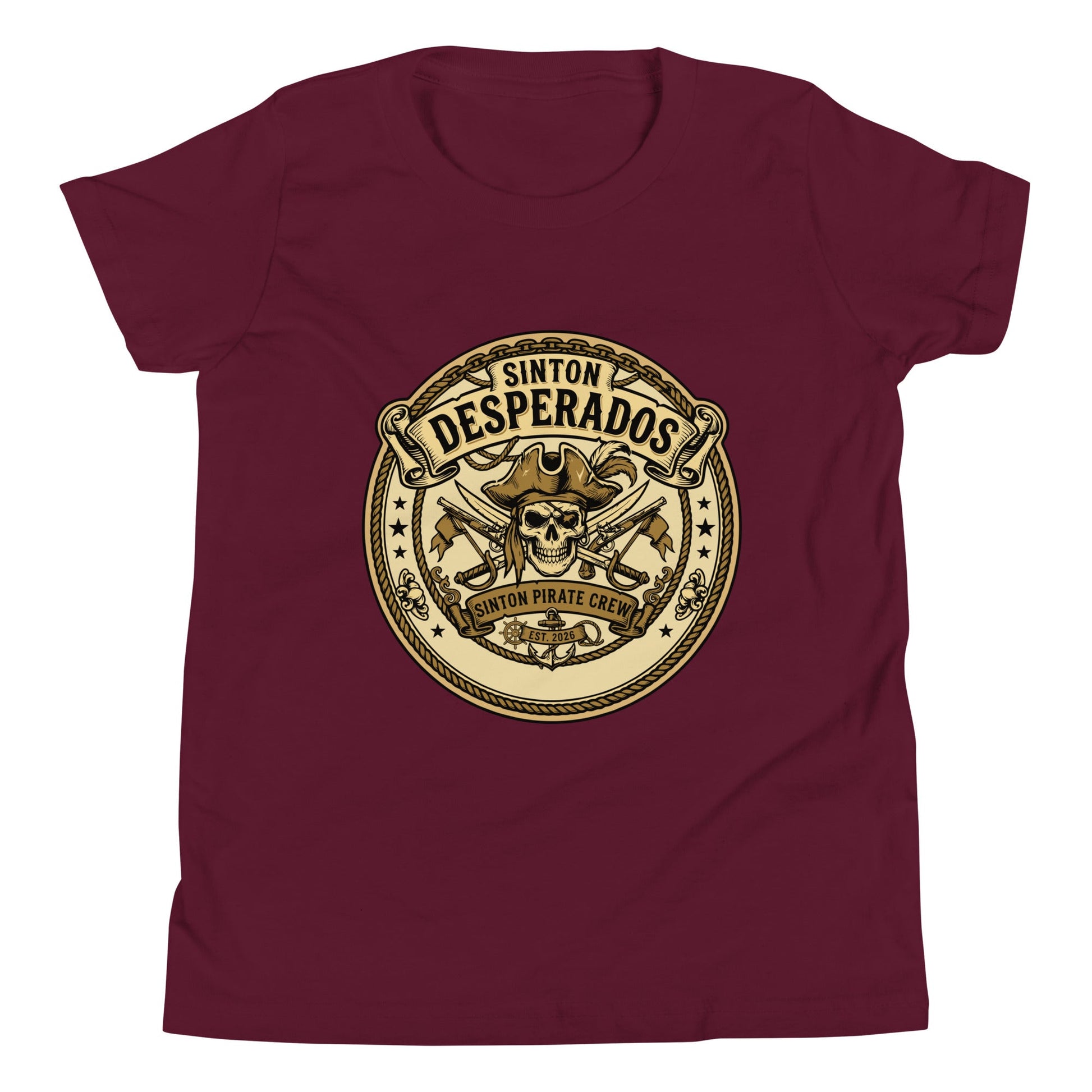 Performance | Youth T-Shirt | Sinton Desperados Baseball | Badge Logo
