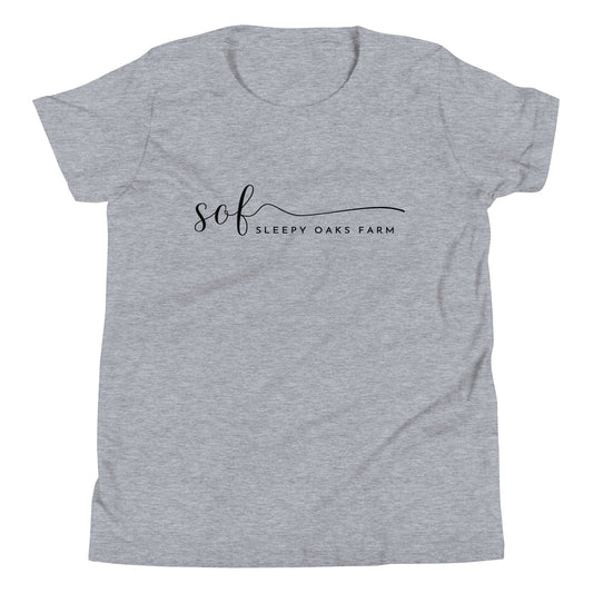 Performance | Youth T-Shirt | Sleepy Oaks Farm | Script Logo