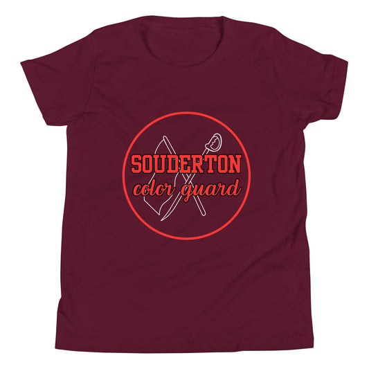 Performance | Youth T-Shirt | Souderton Color Guard | Badge Logo