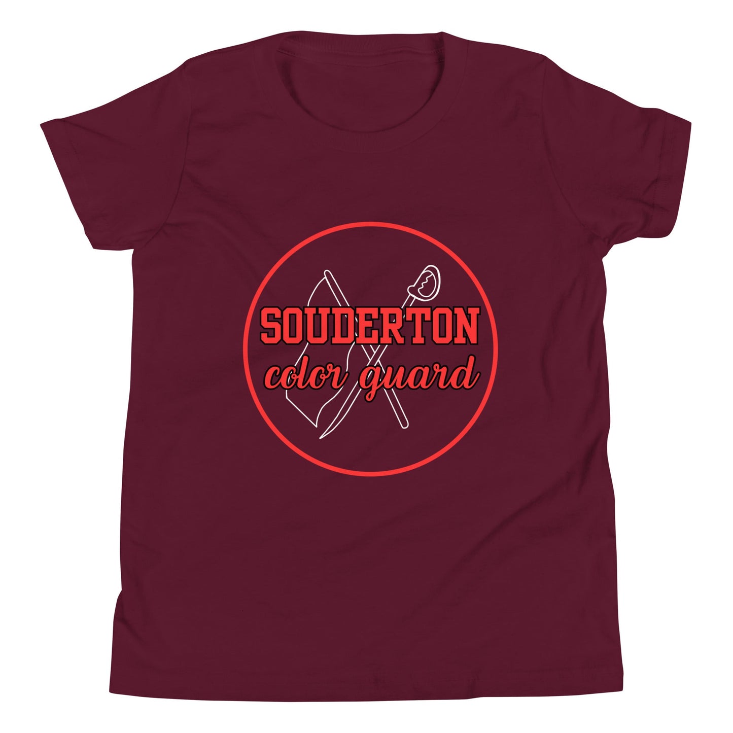 Performance | Youth T-Shirt | Souderton Color Guard | Badge Logo