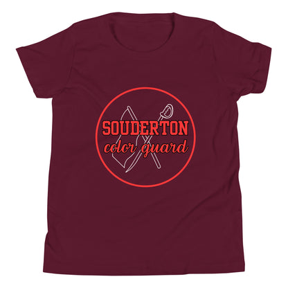 Performance | Youth T-Shirt | Souderton Color Guard | Badge Logo