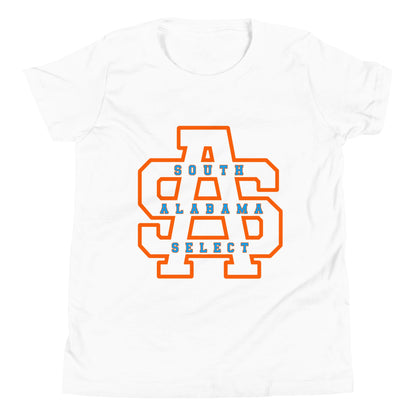 Performance | Youth T-Shirt | South Alabama Select 8U | Letter Crest Logo