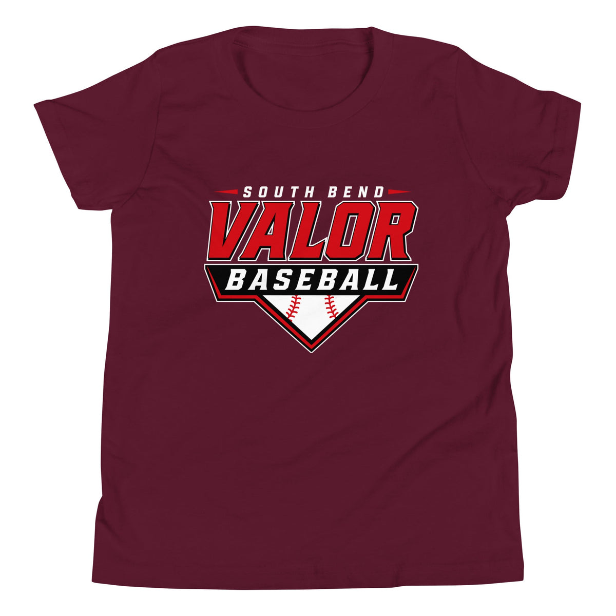 Performance | Youth T-Shirt | South Bend Valor Baseball | Vanguard Logo