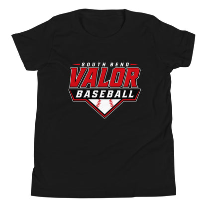 Performance | Youth T-Shirt | South Bend Valor Baseball | Vanguard Logo