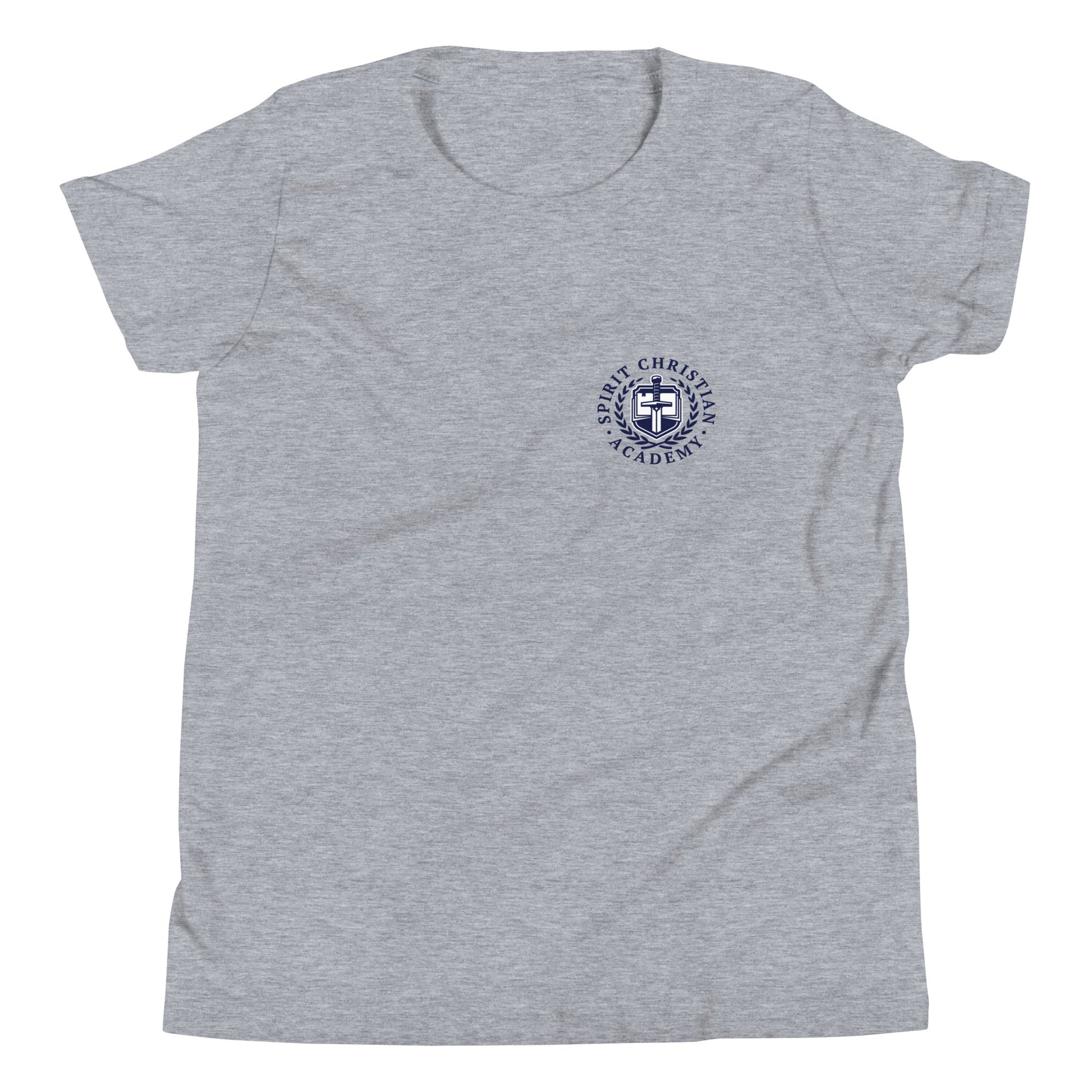 Performance | Youth T-Shirt | Spirit Christian Academy | Navy Script Logo
