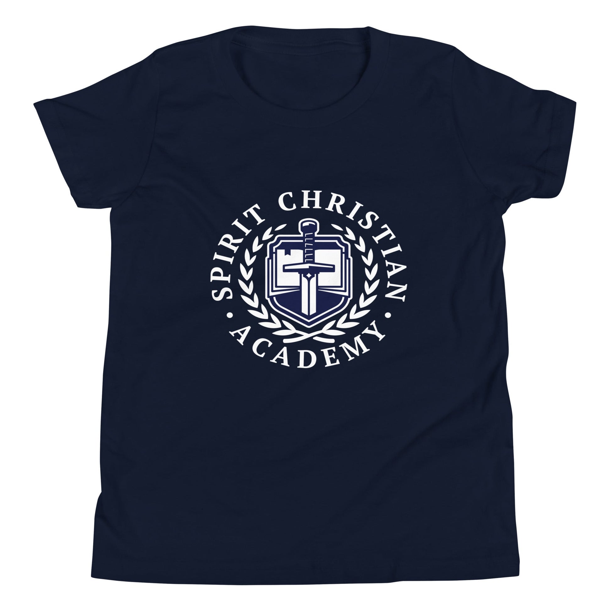 Performance | Youth T-Shirt | Spirit Christian Academy | White Script Logo