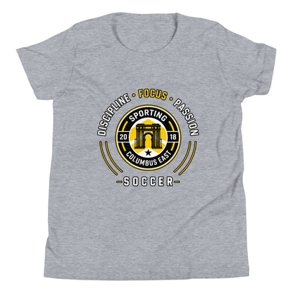 Performance | Youth T-Shirt | Sporting Columbus East | Emblem Logo