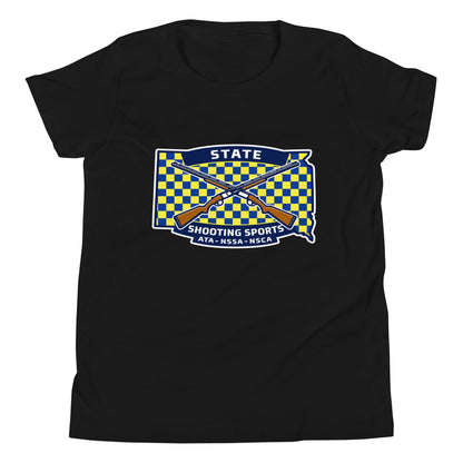 Performance | Youth T-Shirt | State Shooting Sports | Flag Logo