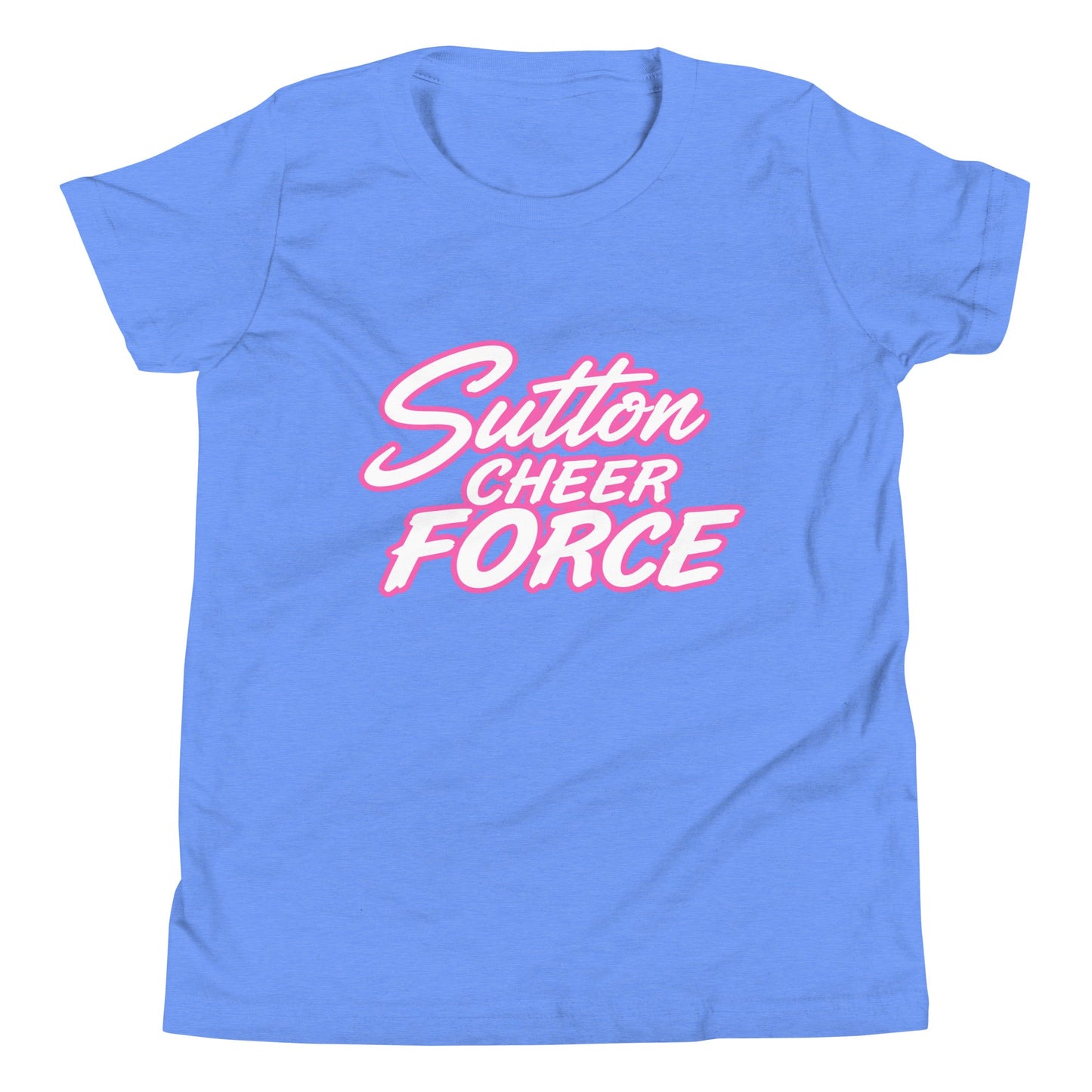 Performance | Youth T-Shirt | Sutton Cheer Force | Script Logo