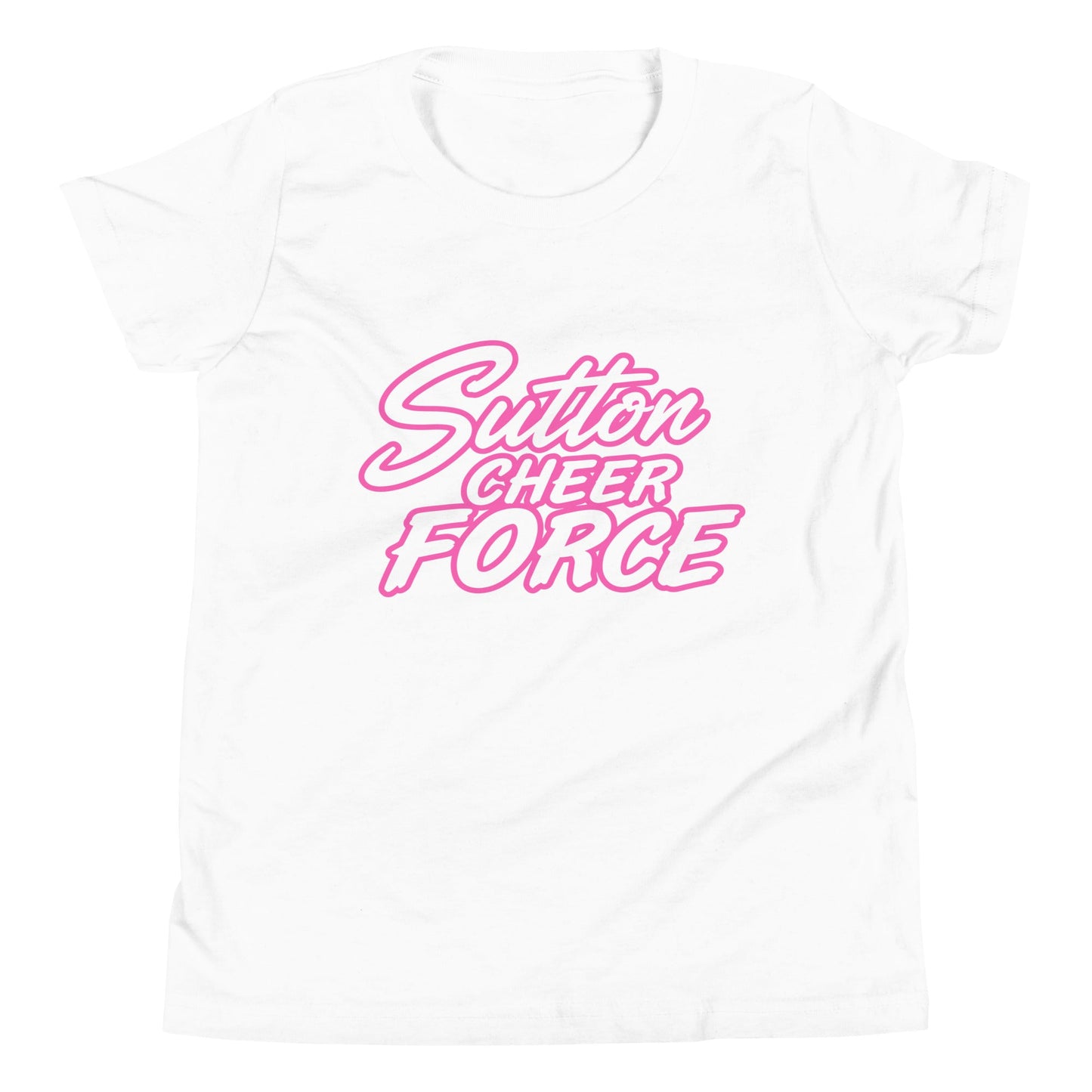 Performance | Youth T-Shirt | Sutton Cheer Force | Script Logo