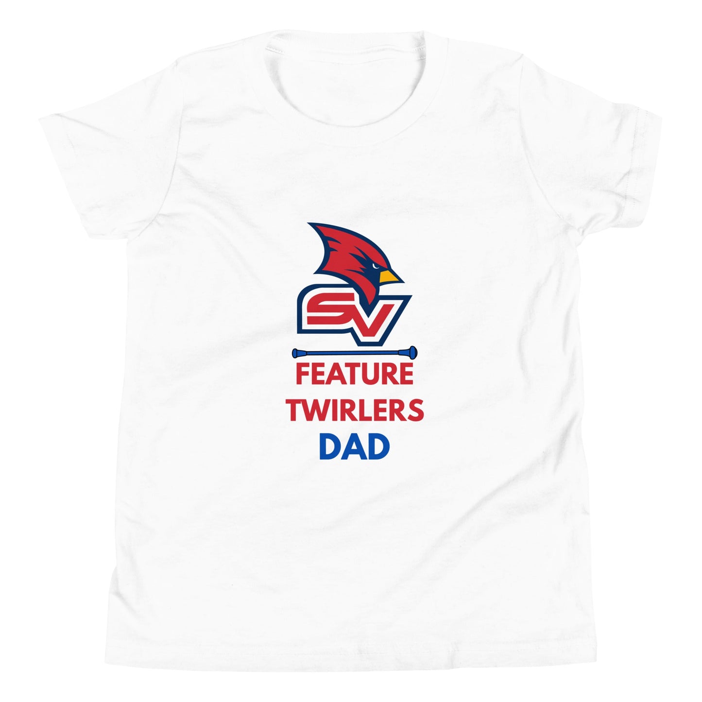 Performance | Youth T-Shirt | SVSU Feature twirlers | Dad Logo