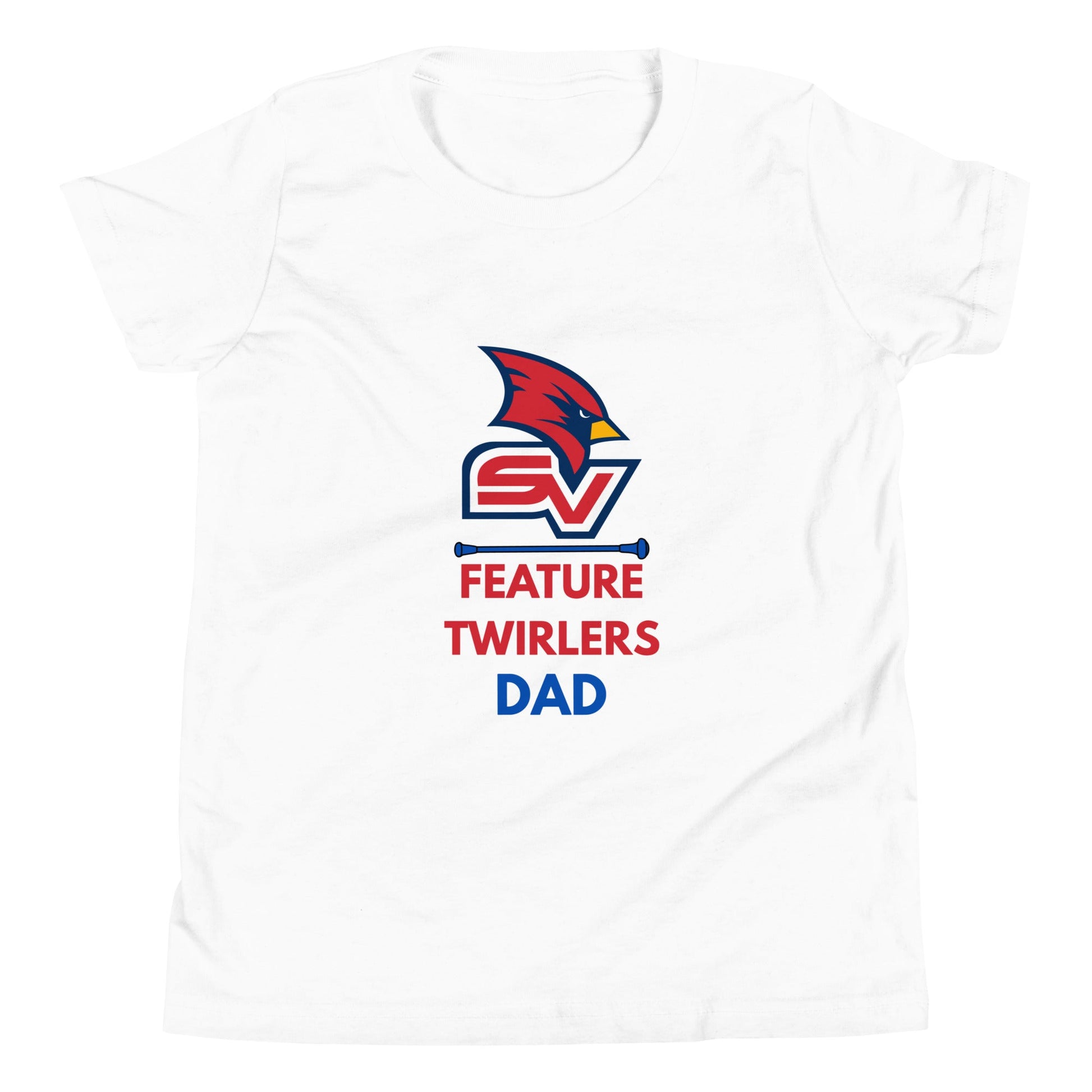 Performance | Youth T-Shirt | SVSU Feature twirlers | Dad Logo
