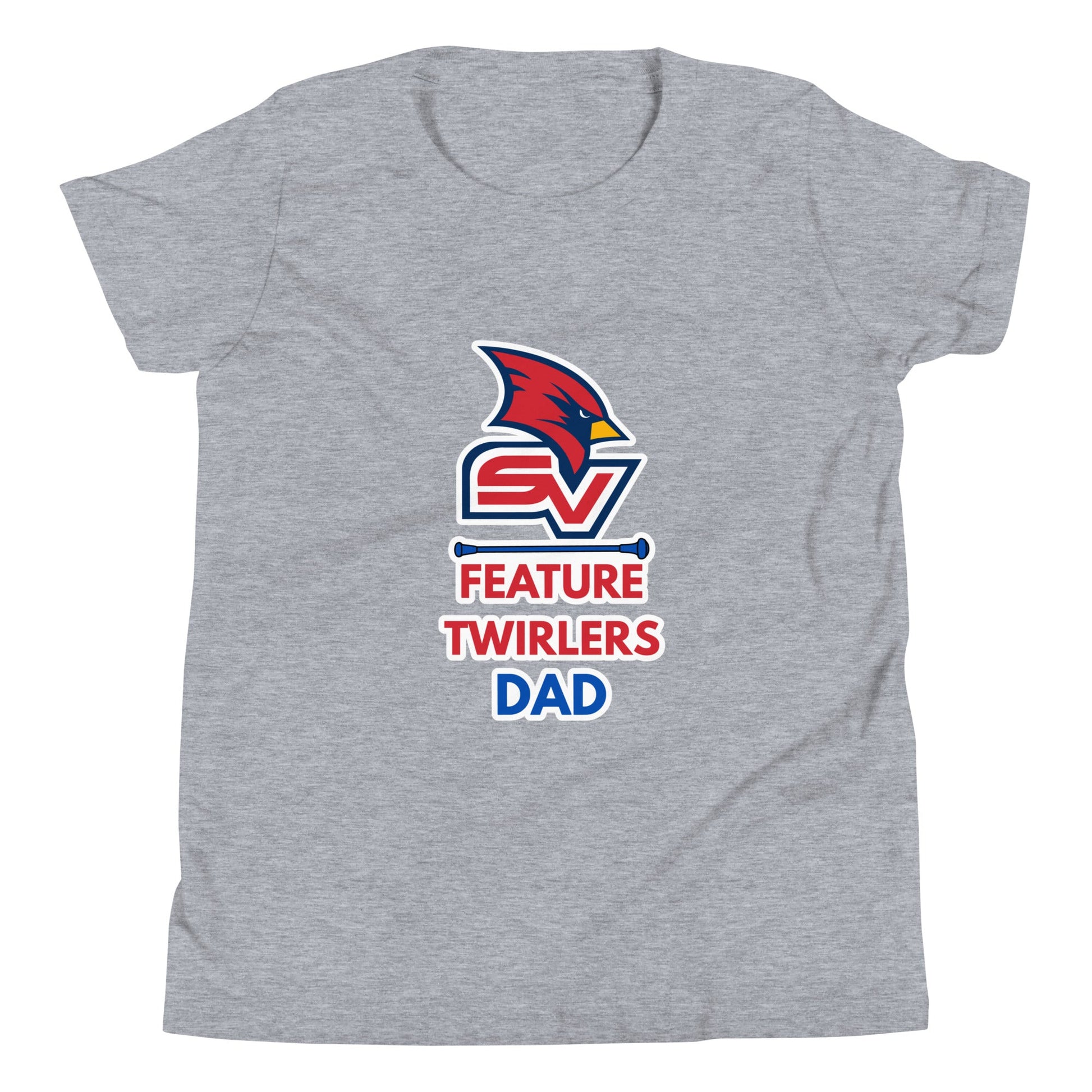 Performance | Youth T-Shirt | SVSU Feature twirlers | Dad Logo