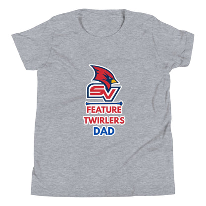 Performance | Youth T-Shirt | SVSU Feature twirlers | Dad Logo