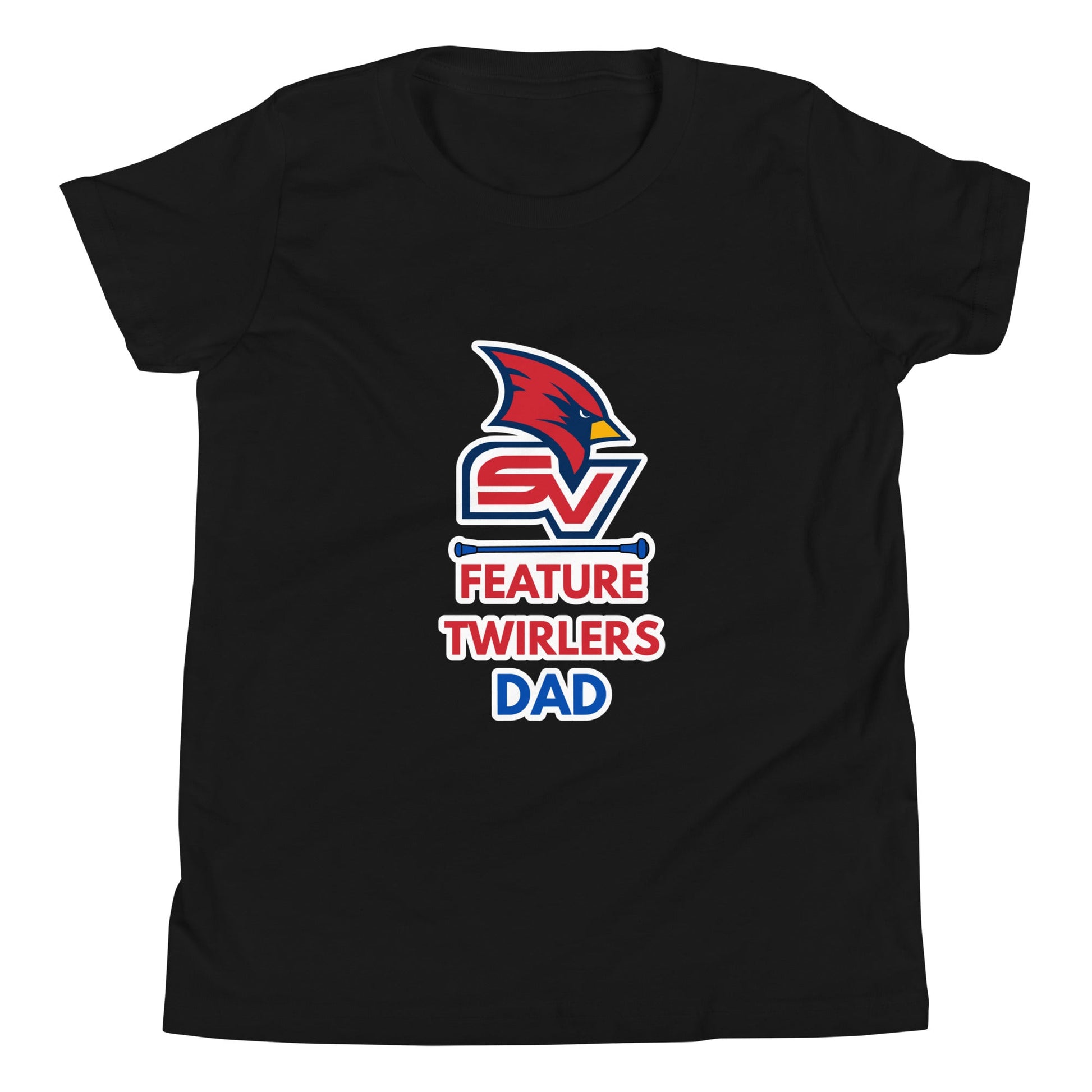 Performance | Youth T-Shirt | SVSU Feature twirlers | Dad Logo