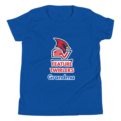 Performance | Youth T-Shirt | SVSU Feature twirlers | Grandma Logo