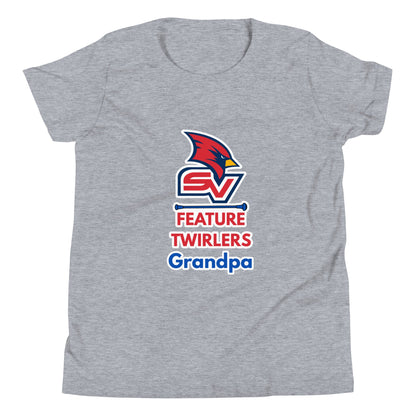 Performance | Youth T-Shirt | SVSU Feature twirlers | Grandpa Logo