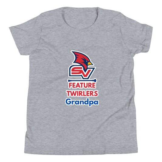 Performance | Youth T-Shirt | SVSU Feature twirlers | Grandpa Logo