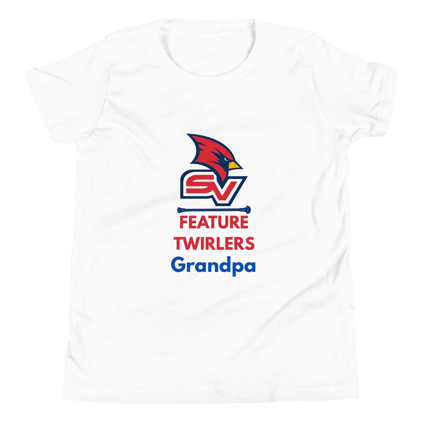 Performance | Youth T-Shirt | SVSU Feature twirlers | Grandpa Logo