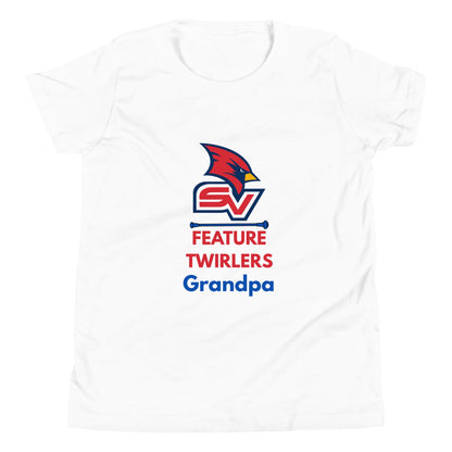 Performance | Youth T-Shirt | SVSU Feature twirlers | Grandpa Logo