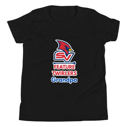 Performance | Youth T-Shirt | SVSU Feature twirlers | Grandpa Logo