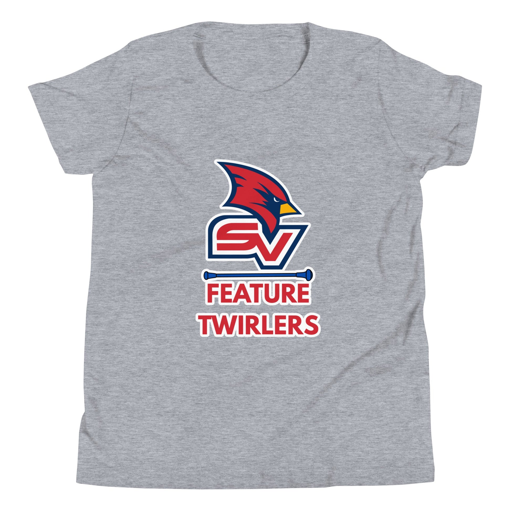 Performance | Youth T-Shirt | SVSU Feature twirlers | Icon Logo