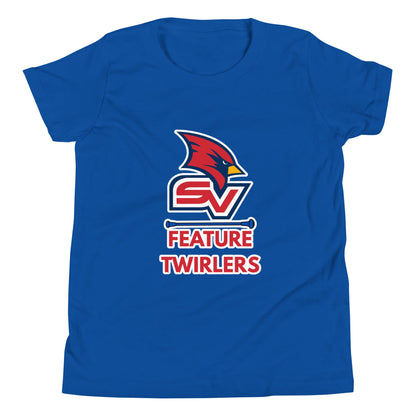 Performance | Youth T-Shirt | SVSU Feature twirlers | Icon Logo