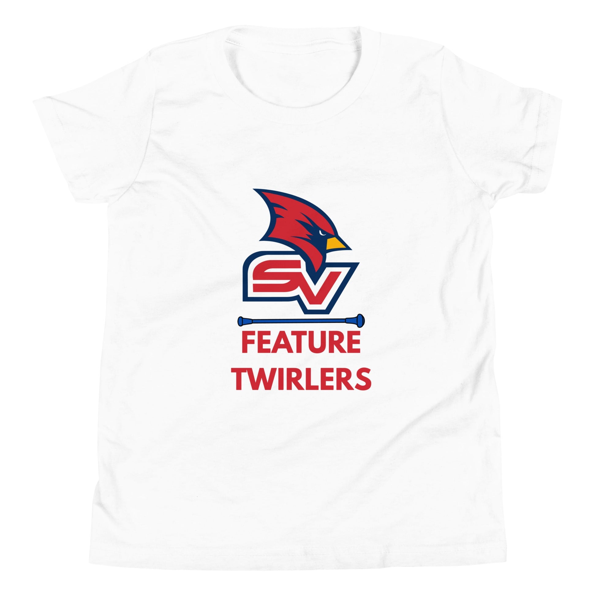Performance | Youth T-Shirt | SVSU Feature twirlers | Icon Logo