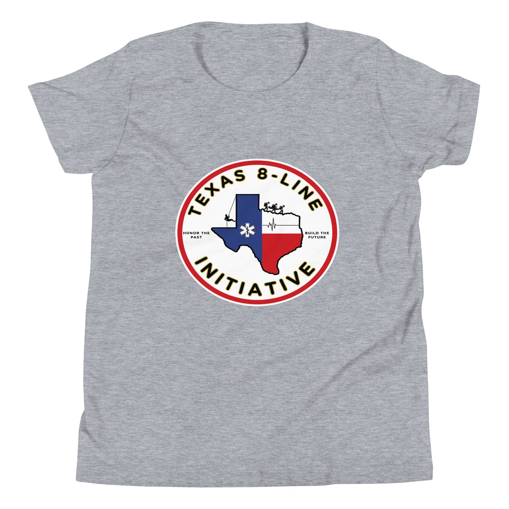 Performance | Youth T-Shirt | Texas 8 - Line Initiative | Badge Logo