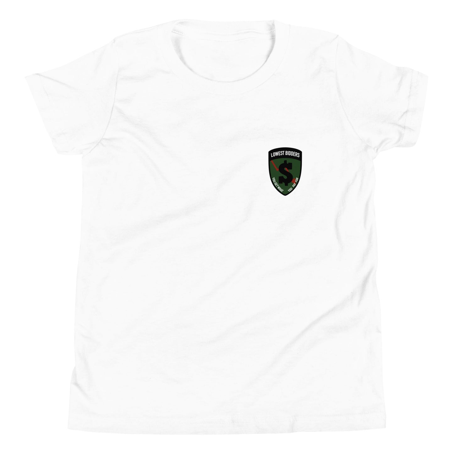 Performance | Youth T-Shirt | The Lowest Bidders | Shield Logo