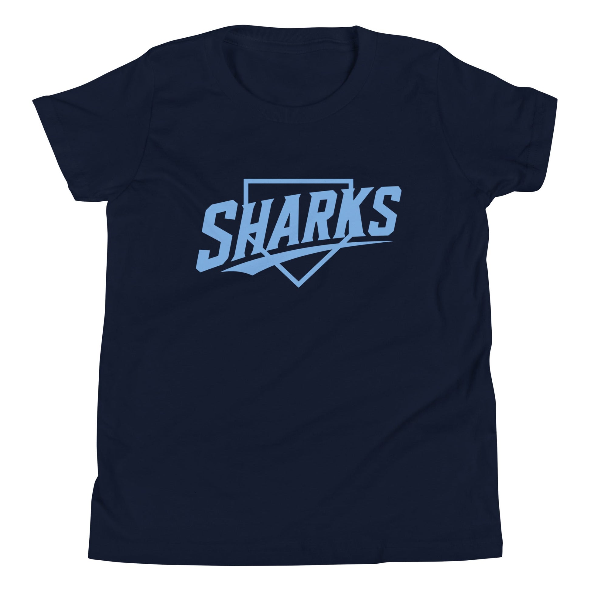 Performance | Youth T-Shirt | The Sharks Baseball Team | Crest Logo