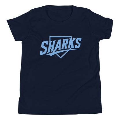 Performance | Youth T-Shirt | The Sharks Baseball Team | Crest Logo