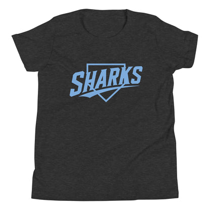 Performance | Youth T-Shirt | The Sharks Baseball Team | Crest Logo