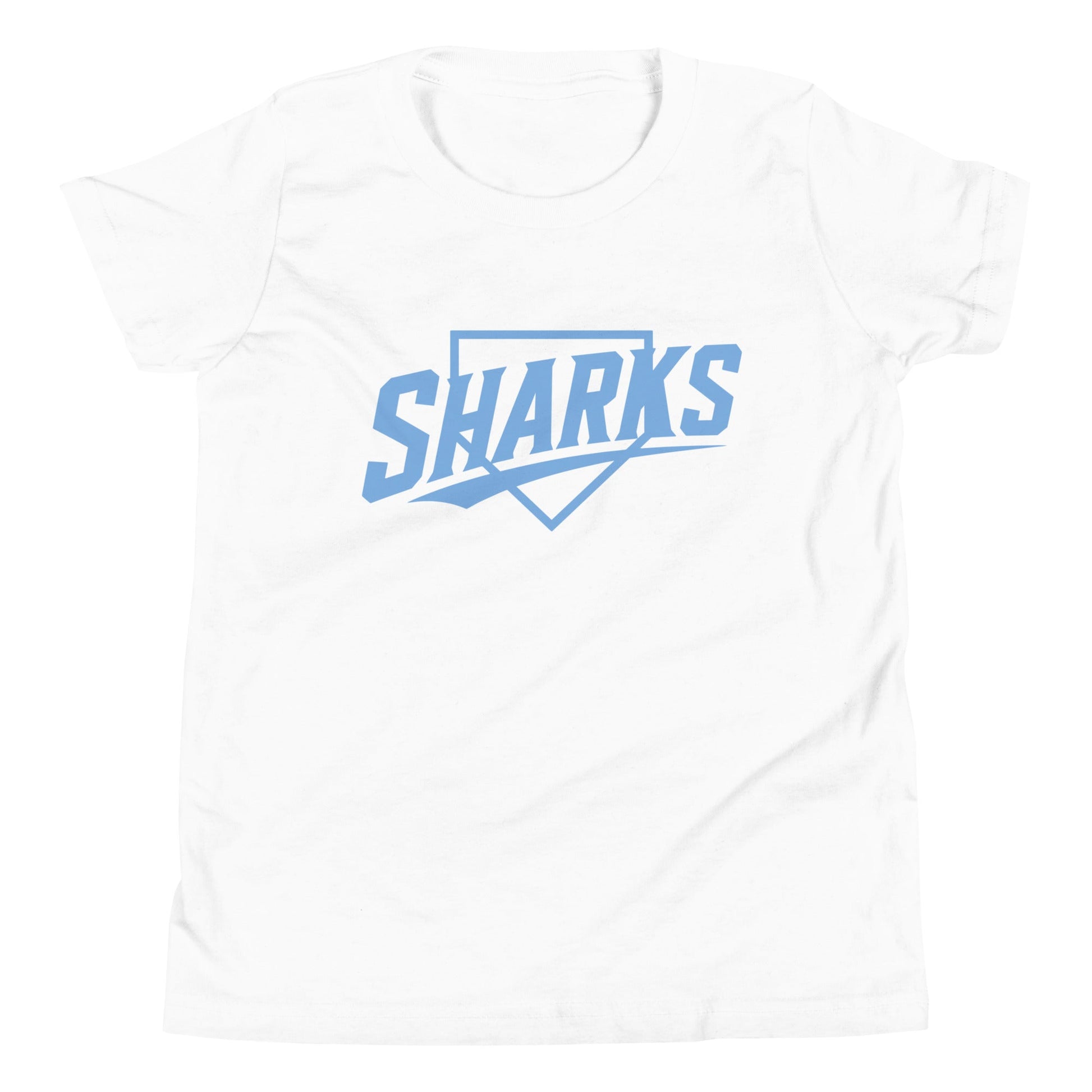 Performance | Youth T-Shirt | The Sharks Baseball Team | Crest Logo