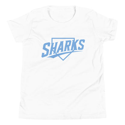 Performance | Youth T-Shirt | The Sharks Baseball Team | Crest Logo